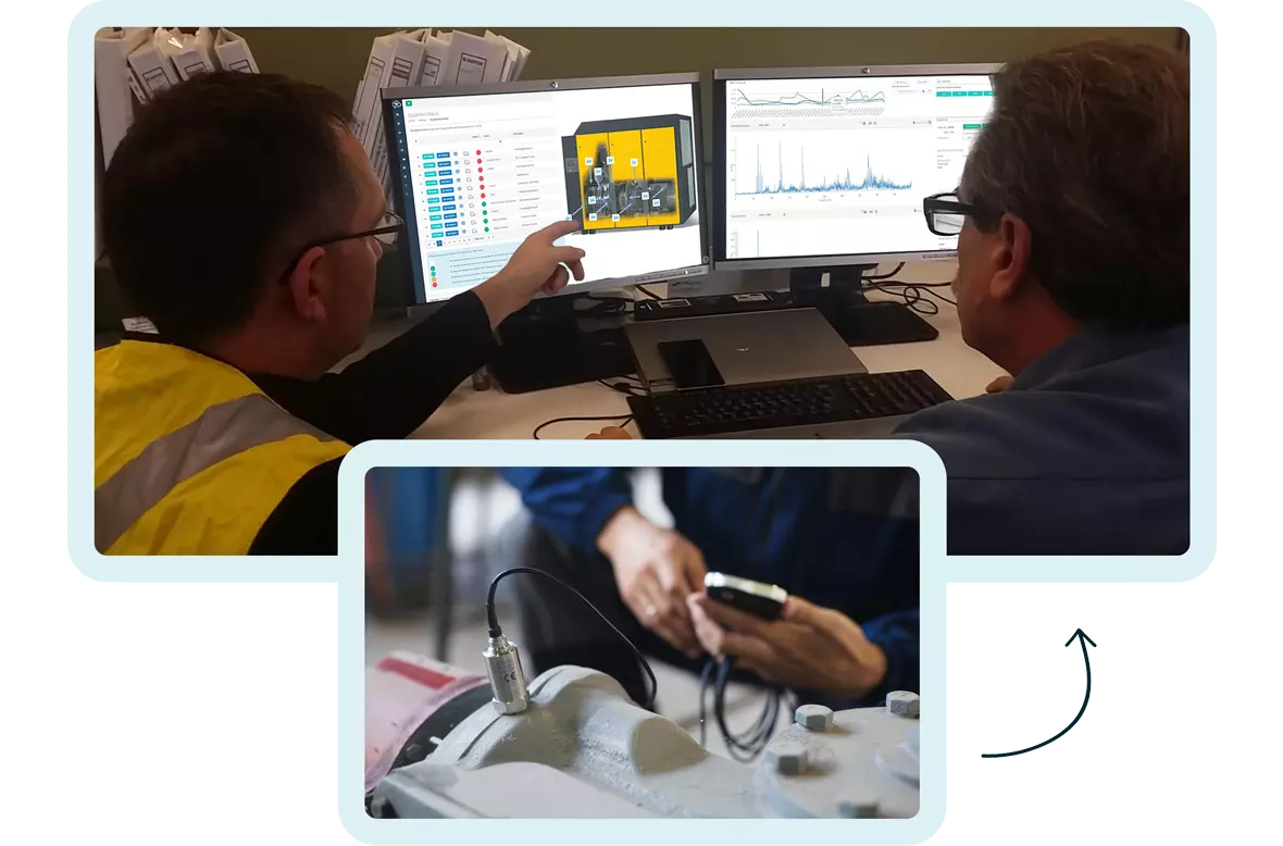 Mobile device used for handheld vibration analysis