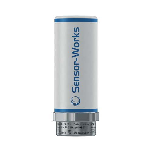Sensor-Works BluVib wireless vibration and temperature sensor